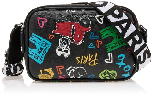 Image of KARL LAGERFELD womens Maybelle Printed Crossbody
