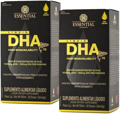 DHA TG Líquido - 2 unidades de 150ml - Essential Nutrition