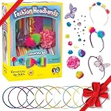 Creativity for Kids Fashion Headband Making Kit - Makes 10 DIY Headbands, Arts and Craft Kits, Kids Activities, Birthday Gifts for Girls (Ages 5+)
