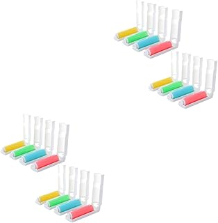 Healeved 16 Peças Depiladores Para Roupas Rolos De Fiapos Depiladores Depiladores Rolo De Fiapos Para Roupas Rolo De Fiapos Removedor De Pelos Rolo De Remoção De Pelos De Roupas Escova