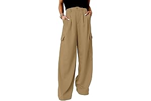 Dokotoo Plaid High Waisted Pants for Women