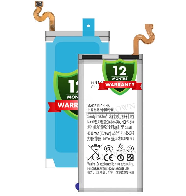 Image of Original EB-BN965ABE Battery Compatible for Samsung Galaxy Note 9 - (4000mAh) - 1 Year Warranty DF7
