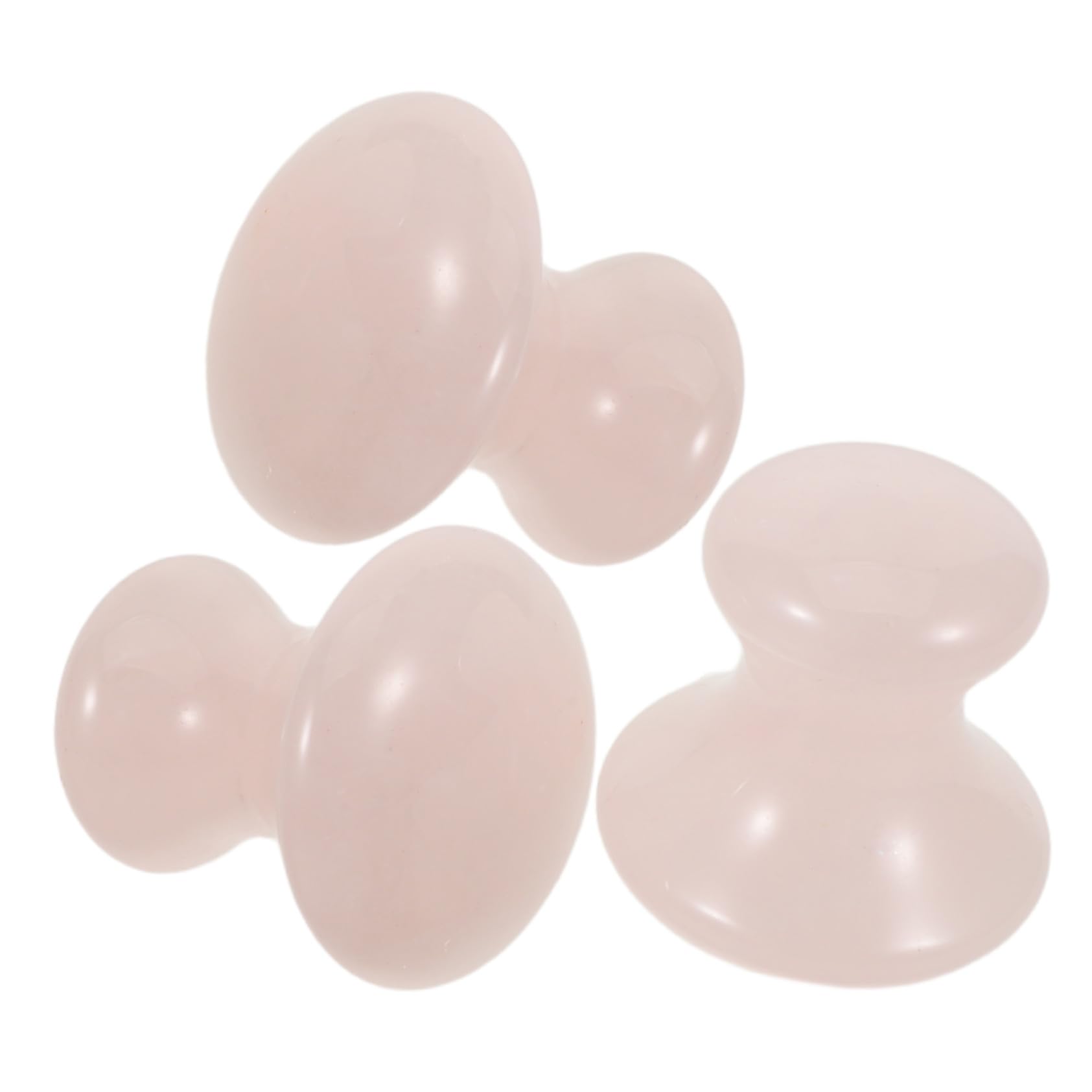 FRCOLOR 3stücke Jade-gesichtsmassageroller und Gua-sha-werkzeug Kristall für Gesichtsmassage Hautpflege Reduzierung von Tränensäcken und Verbesserung der Hautelastizität