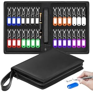 Enoneo 912 Schlüsselschrank Tragbare Tasche 28 Schlüssel