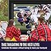 Holiday Styling 16FT Inflatable Outdoor Projector Screen – 200” Blow Up TV & Movie Screen w. Thick, Airtight Material for Portable Front/Rear Projection - Backyard Movie Night, BBQ, Pool Party