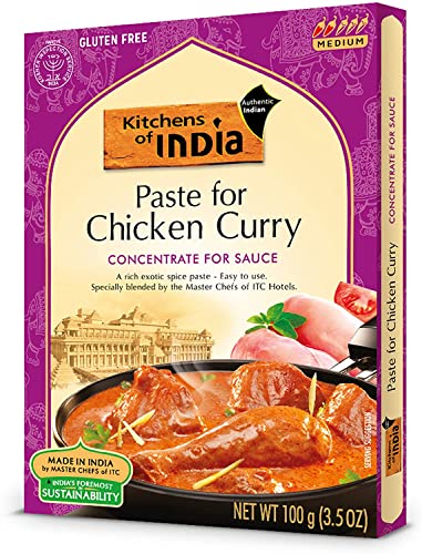 Pâte de curry indien poulet Kitchens Of India épices lot 6