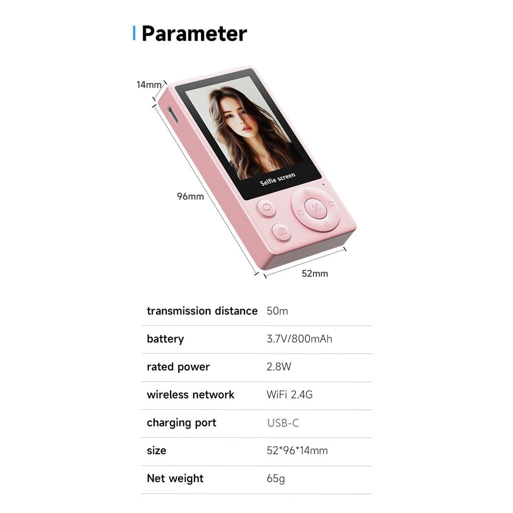 Soporte magnético para pantalla de teléfono selfie para transmisión en vivo (rosa)