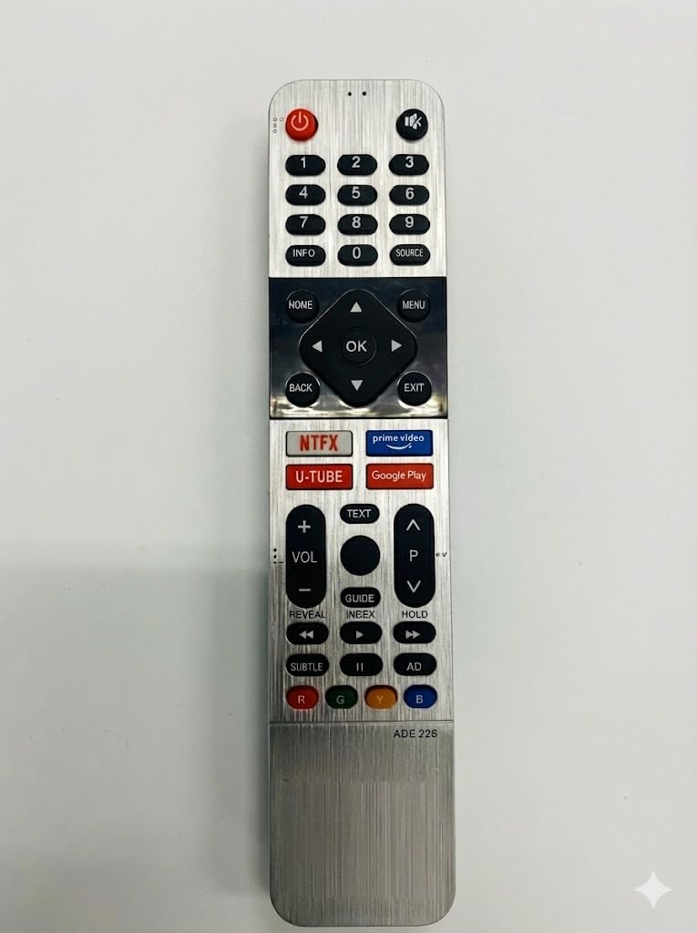 SV Remote Control Compatible with Sansui Prime Series 109 cm 43 inch Full HD Android LED TV JSW43ASFHD (Please Match The Image with Your Old Remote) (Without Voice)-image-25