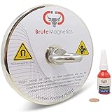 2,100+ LB Pulling Force, Brute Magnetics 7.09” “Dock Buster” Neodymium Fishing Magnet, Designed specifically for “Drop” Fishing from Docks or Bridges.