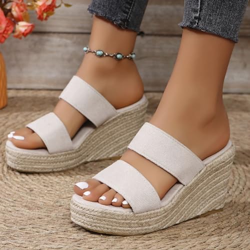 Espadrilles compensées femme : sandales d'été à enfiler chic