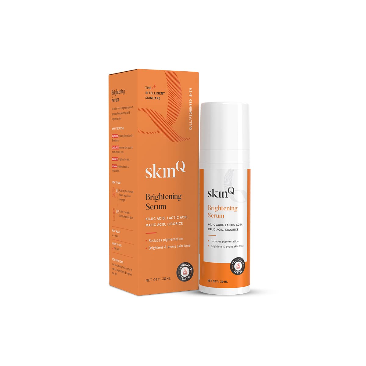 Brightening Serum for Men & Women with Licorice & Lactic Acid 30ml | Face Elixir for Tan, Pigmentation & Dark Spots | Exfoliates, Brightens & Softens Skin | Helps Repair & Heal Sun-Damaged Skin