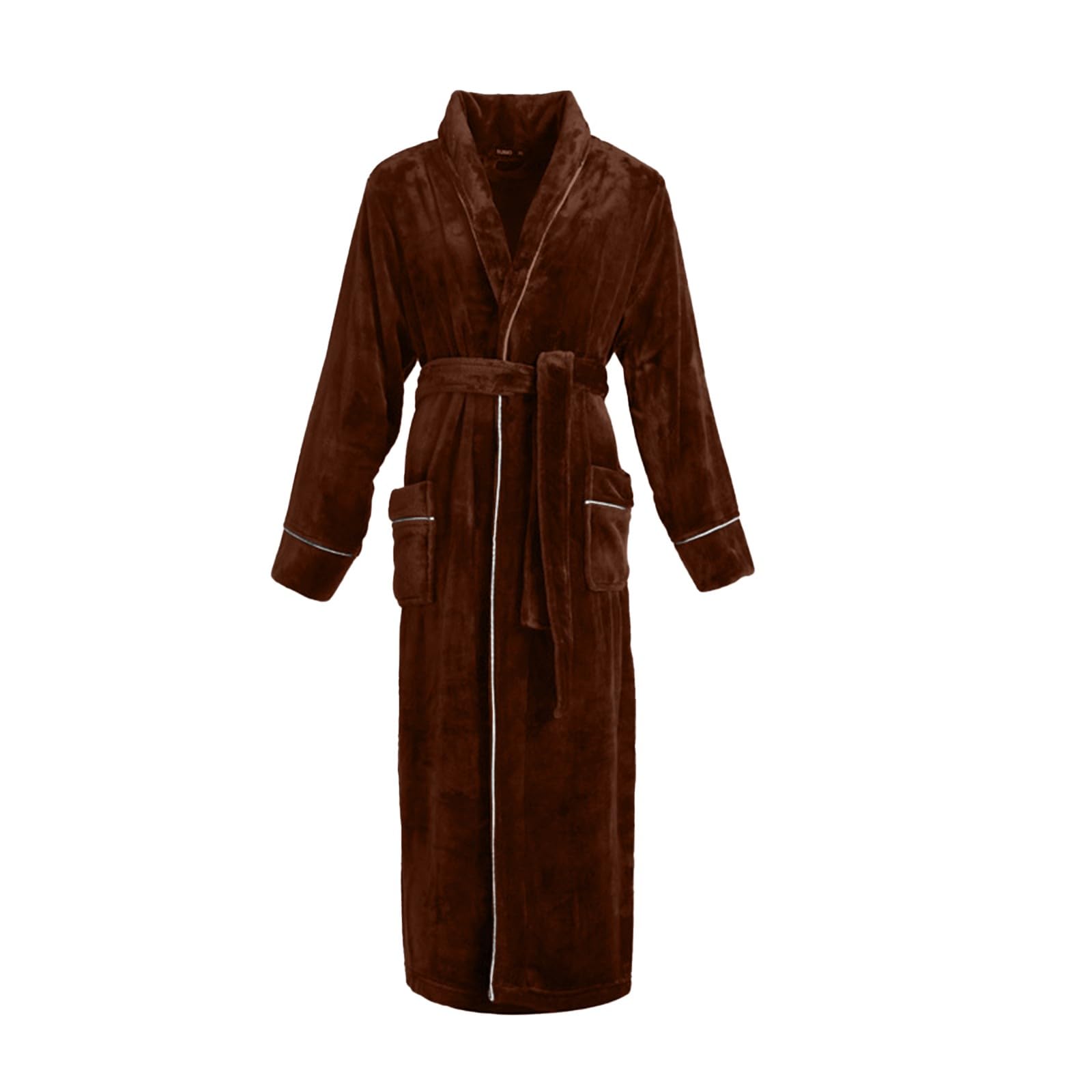 Accappatoio invernale da donna, elegante, in pile, lungo, leggero | Accappatoio da donna soffice, caldo e morbido, taglie forti, per le vacanze