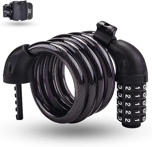 Ezweiji Fahrradschloss mit Zahlencode, 120cm /12mm Fahradschloß...