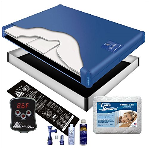 70% WAVELESS WATERBED Mattress/Liner/Digital Heater/PAD/Fill Drain/Conditioner KIT (Super Single 48x84 1G5P4)