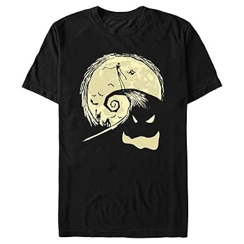 トップス nightmare before Christmas t shirt Nightmare Before Christmas Mens' Jack on Spiral Hill Oogie
