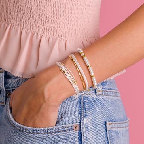 Pura Vida Bracelet Sweet Honey Bracelet Stack, 3 Stackable Bracelets for Women3