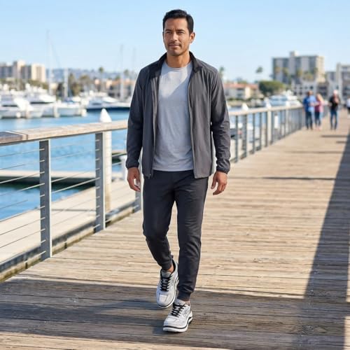 Image of g-defy ION Walking Shoes for Men | Comfortable Orthopedic Shoes for Standing All Day | Patented VersoShock Technology | Wide Toe Box