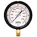 Winters PPC Series Phenolic Dual Scale Process Pressure Gauge with Brass Internals, 0-3000 psi/kpa, 4-1/2" Dial Display, +/-0.5% Accuracy, 1/2" NPT Bottom Mount