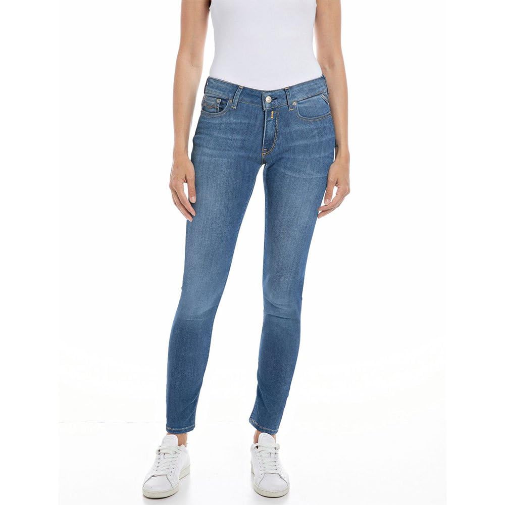 Replay women's jeans with power stretch, blue (Medium Blue 009), 29W / 32L