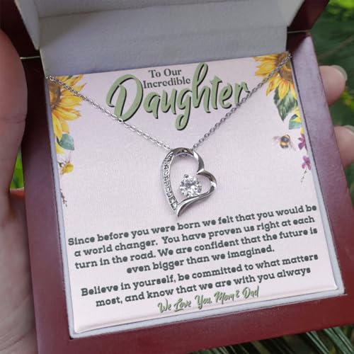 Mom's Gift: Daughter Necklaces With Light Box - Birthday & Christmas Idea4