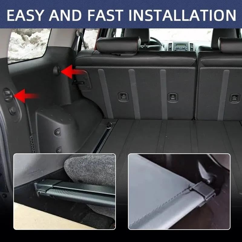 Cache-bagages Nissan Xterra pour sécuriser les objets de valeur