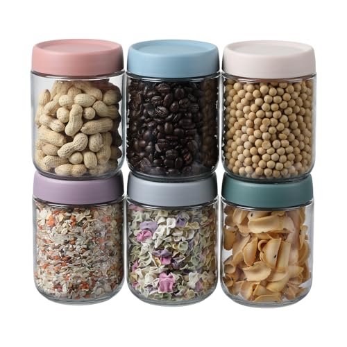 novelinks 16oz Glass jars with Airtight …