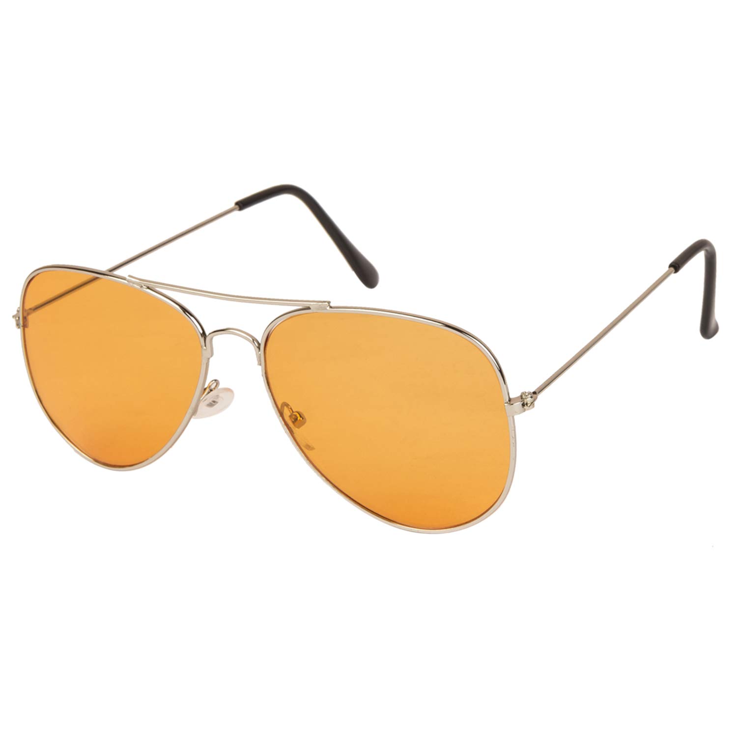 Classics Aviator Silver-Orange UV Protection Sunglasses For Men & Women |MA-095-S13|-image-12