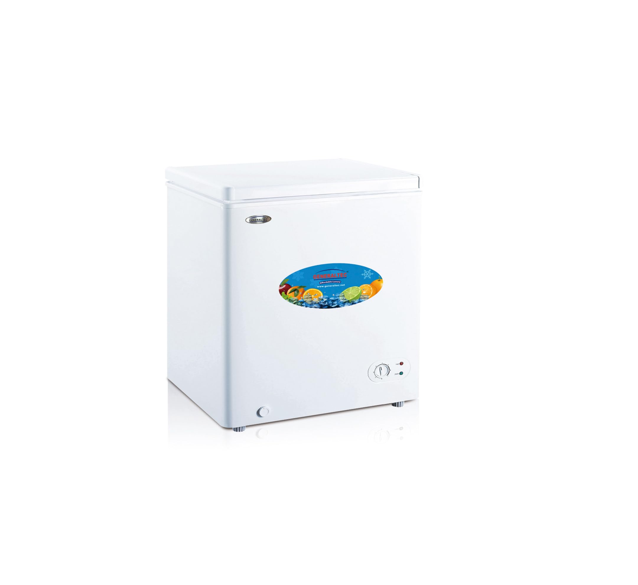 Generaltec 80L Chest Freezer – Single Door, 1-Year Full Warranty, 5-Year Compressor Warranty | GF175L