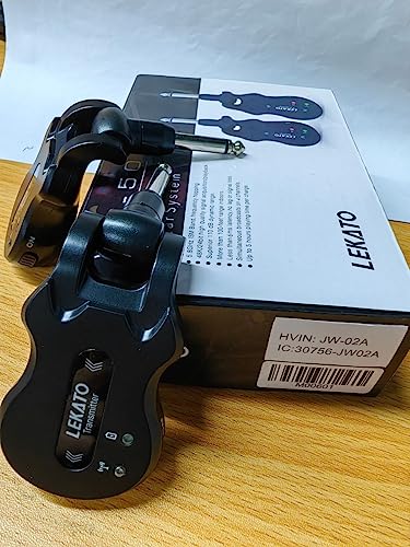 Lekato BT-B11 Wireless Guitar System 5.8 Wireless Guitar Transmitter Receiver Rechargeable Audio Wireless Transmitter Receiver 4 Channels Transmission Range thumb #8