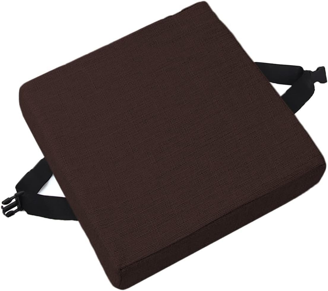 uyeoco Seat Pads for Dinin Chairs,25x25,28x28cm,30x30cm,35x35cm,40x40cm,45x45cm,50x50cm Adjustable Kitchen, Office and Garden Chair with Ties Non Slip Comfortable Cushion(O7,50x50x8cm)