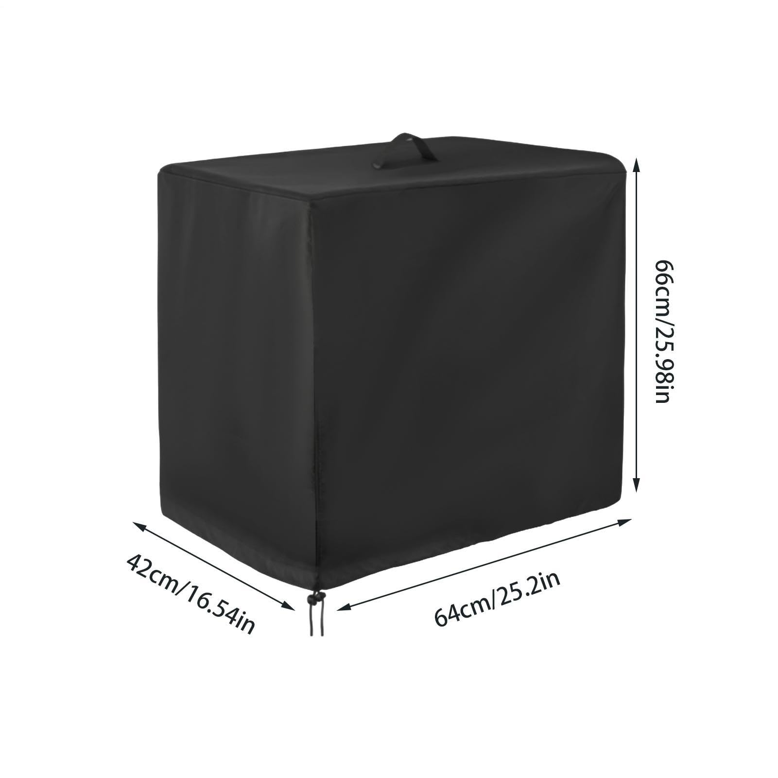 para Bomba Piscina Exterior,Cubierta Impermeable y Antipara Filtro,Protector Filtro con Cordón Y Cremallera - Protección contra Viento Lluvia Residuos Sol y Evaporación de Agua en