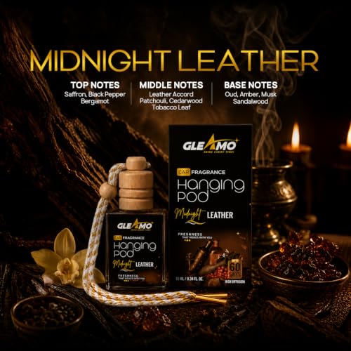 Image of Car Perfume Combo Pack of 3 Air Freshener | Ocean Drift, Petal Bloom & Midnight Leather | Odour Eliminator for Cars, SUVs, & Vans | Premium Auto Interior Freshener Gift Set | 30ml