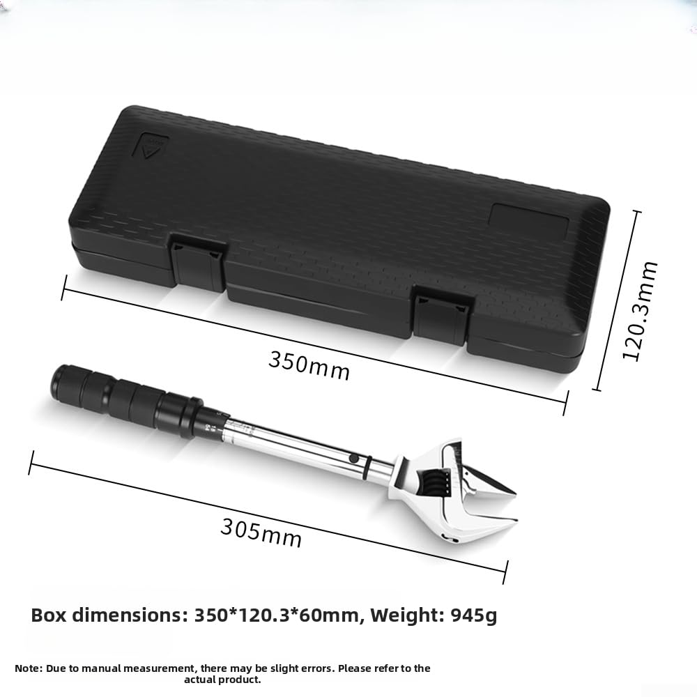 Minhe Chiave dinamometrica regolabile 4 in 1 19-110 NM con cricchetto, per chiave in acciaio cr-v per riparazione di macchine elettriche in spazi ristretti (A)
