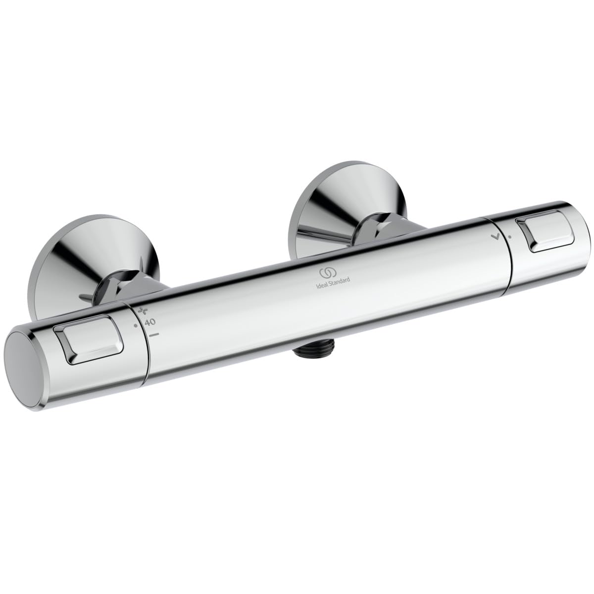 Ideal Standard Ceratherm T25 Thermostatic Shower Mixer Valve, Chrome, A7202AA