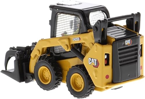 Miniatura 2 de Diecast Masters Minicargadora Caterpillar 242D3 a escala 150 con accesorios de fijación  Camiones Cat y equipos de construcción de la serie High