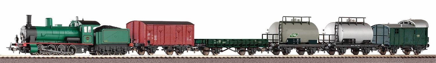 Piko S-Set Dampflok Rh 71 SNCB + 5 Güterwg. SNCB A-Gleis & B III