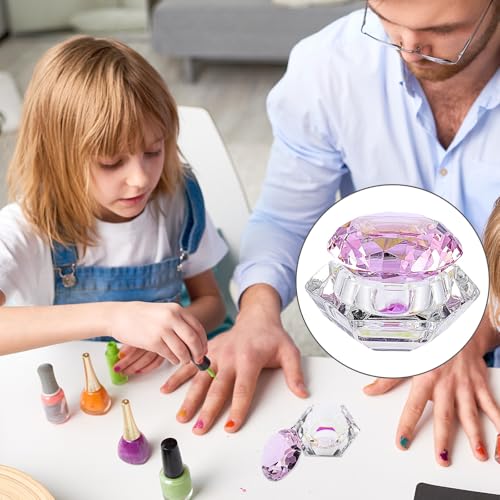 Vaso de cristal para lavado de pinceles de uñas miniatura 7
