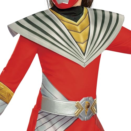 Disfraz Red Ranger para Niñas Talla 10-12 miniatura 4