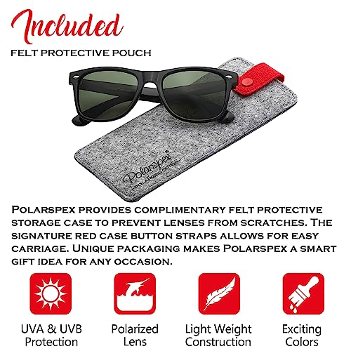 image for PolarSpex Polarized Sunglasses for Men and Women – UV Protection, Du