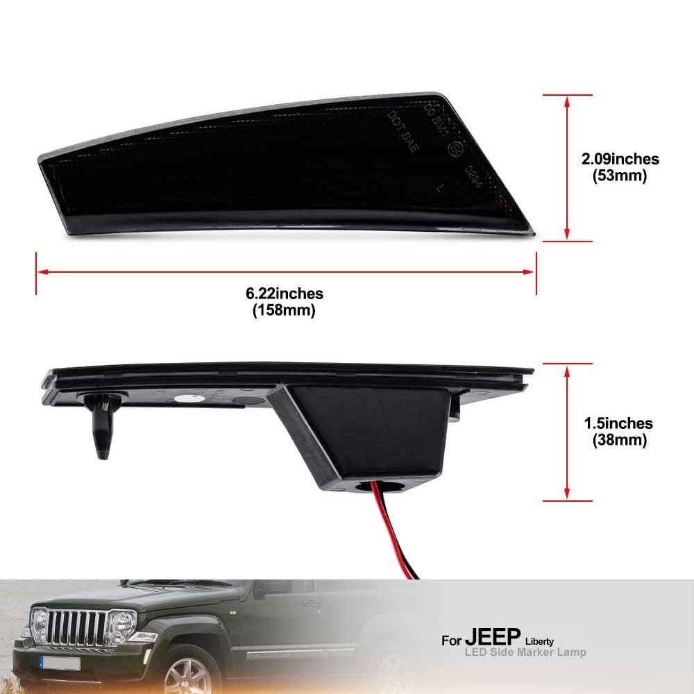 NSLUMO LED Luce di posizione laterale dinamica Indicatore di direzione laterale per Dacia Logan 2 Sandero MK2 Duster Renault Stepway Sandero Indicatore di direzione