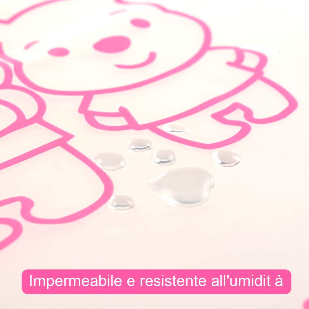 GOLDGE 10 Bustine Corredino Neonato Sacchetti, Buste Ospedale Cambio Trasparenti Con Cursore, per Nascita, Sigillate PE Glassato 34 * 24 cm