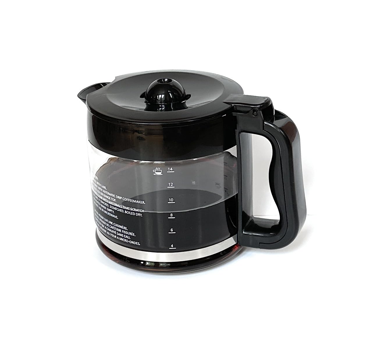 Generic 14-cup replacement carafe for Cuisinart coffee maker, DCC-T20 DCC3200 CBC6800PCR Series, CLRAR