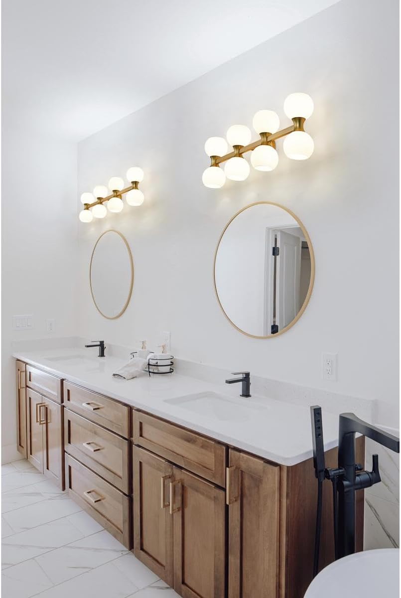 Z-Lite 494-8V-MGLD Artemis Vanity, 8-Light 480 Total Watts, Modern Gold