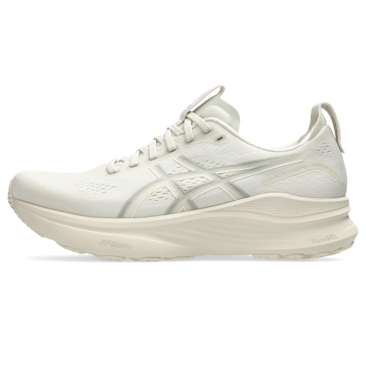 Photo 1 of ASICS Men's Gel-Kayano 32 Running Shoes, 9, Oatmeal/Meteor Grey