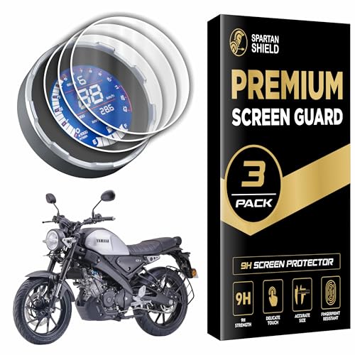 Image of Spartan Shield [3 PACK Digital Meter Screen Guard For YAMAHA XSR 155 || Speedometer TFT Display Protector | Scratch Resistant | Xsr155 Instrument Cluster Cover Accessories 2025+ [Not Tempered Glass]