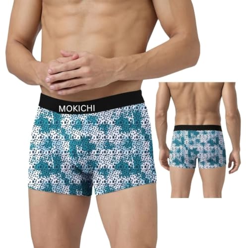 Image of Men's Printed Boxer Briefs | Stretchable Trunks with Comfortable Elastic Waistband | Multicolour Innerwear Pack of 5