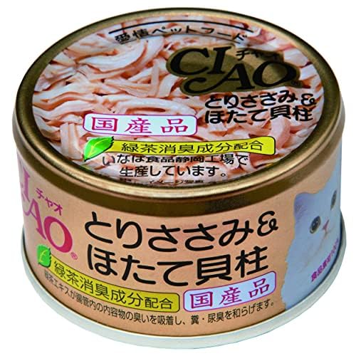 Amazon | チャオ (CIAO) とりささみ&ほたて貝柱 85g×24個 (セット) 猫