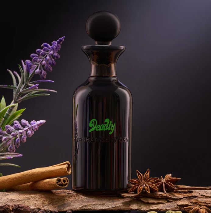 FRAGRANCE STORY Deadly Men Bold Citrus Spicy Fougere Eau de Parfum for Men – Long-Lasting Woody & Ambery Masculine Cologne
