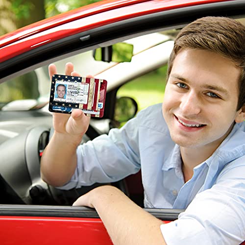 Fintie Slim Minimalist Front Pocket Wallet, Rfid Blocking Credit Card Holder Card Cases With Id Window For Men Women (Us-Flag) #TOP1