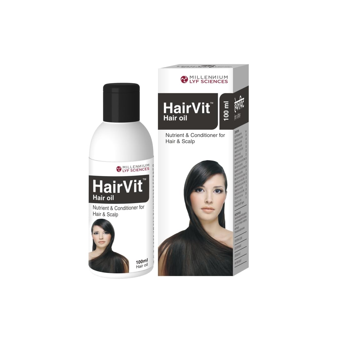 Hairvit Hair Oil | 100% Natural Anti Hair Fall & Complete Scalp & Hair Nourishment with 16 Herbs